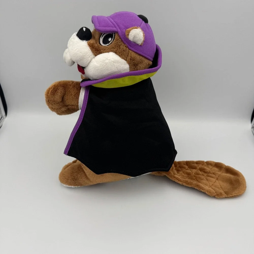 Buc-ee's Plush Toy Kids 12 Inch Brown Vampire Halloween Buc-ee Beaver Mascot